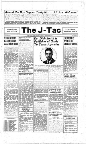Primary view of object titled 'The J-TAC (Stephenville, Tex.), Vol. 25, No. 11, Ed. 1 Tuesday, March 6, 1945'.