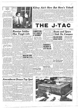 Primary view of object titled 'The J-TAC (Stephenville, Tex.), Vol. 27, No. 8, Ed. 1 Tuesday, October 22, 1946'.