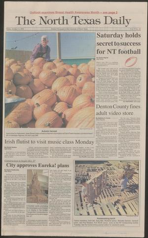 Primary view of The North Texas Daily (Denton, Tex.), Vol. 77, No. 28, Ed. 1 Friday, October 14, 1994