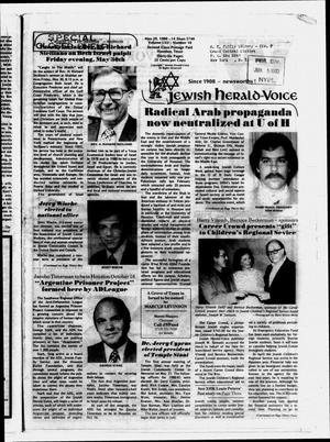 Primary view of object titled 'Jewish Herald-Voice (Houston, Tex.), Vol. 72, No. 10, Ed. 1 Thursday, May 29, 1980'.