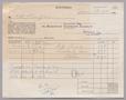 Primary view of [Account Statement for Railway Express Agency Incorporated, January 17, 1952]