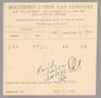 Text: Southern Union Gas Company Monthly Statement (2504 AVE O): March 1952