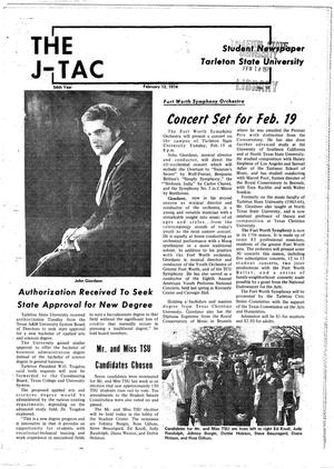 Primary view of object titled 'The J-TAC (Stephenville, Tex.), Vol. 54, No. 15, Ed. 1 Wednesday, February 13, 1974'.