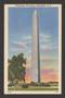 Postcard: [Postcard of the Washington Monument]