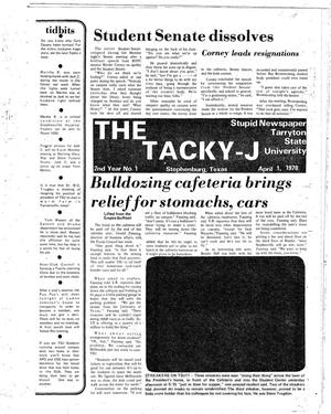 Primary view of object titled 'The J-TAC (Stephenville, Tex.), Vol. 59, No. 8, Ed. 2 Thursday, March 30, 1978'.