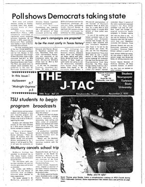 Primary view of object titled 'The J-TAC (Stephenville, Tex.), Vol. 59, No. 23, Ed. 1 Thursday, November 2, 1978'.