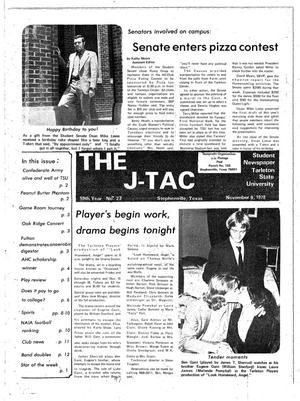 Primary view of object titled 'The J-TAC (Stephenville, Tex.), Vol. 59, No. 24, Ed. 1 Thursday, November 9, 1978'.