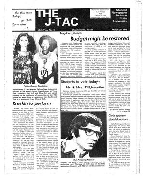 Primary view of object titled 'The J-TAC (Stephenville, Tex.), Vol. 60, No. 8, Ed. 1 Thursday, March 29, 1979'.