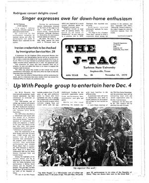 Primary view of object titled 'The J-TAC (Stephenville, Tex.), Vol. 60, No. 25, Ed. 1 Thursday, November 15, 1979'.