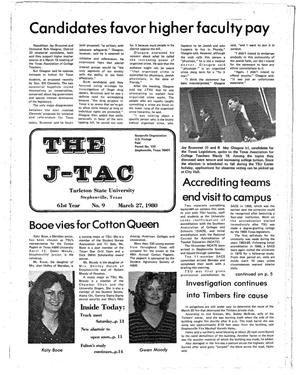 Primary view of object titled 'The J-TAC (Stephenville, Tex.), Vol. 61, No. 9, Ed. 1 Thursday, March 27, 1980'.