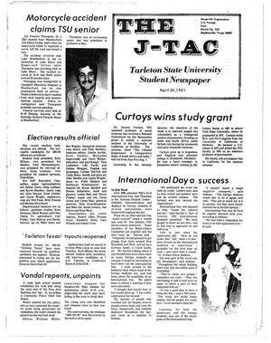 Primary view of object titled 'The J-TAC (Stephenville, Tex.), Ed. 1 Thursday, April 30, 1981'.
