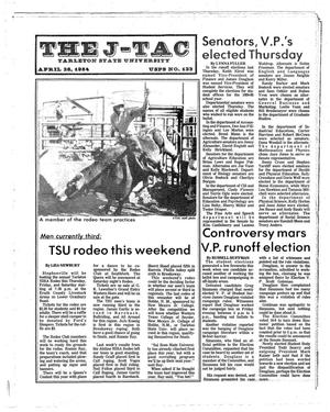 Primary view of object titled 'The J-TAC (Stephenville, Tex.), Ed. 1 Thursday, April 26, 1984'.