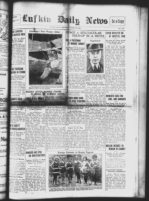 Primary view of object titled 'Lufkin Daily News (Lufkin, Tex.), Vol. 8, No. 249, Ed. 1 Monday, August 20, 1923'.