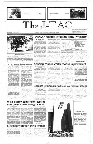 Primary view of object titled 'The J-TAC (Stephenville, Tex.), Ed. 1 Thursday, April 9, 1987'.
