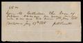 Primary view of [Promissory Note for M. Costello]
