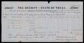 Primary view of [Tax Receipt for property owned in Brazoria County]
