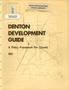 Primary view of Denton Development Guide: A Policy Framework for Growth