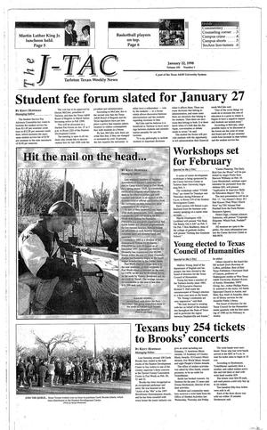 Primary view of object titled 'The J-TAC (Stephenville, Tex.), Vol. 155, No. 1, Ed. 1 Thursday, January 22, 1998'.