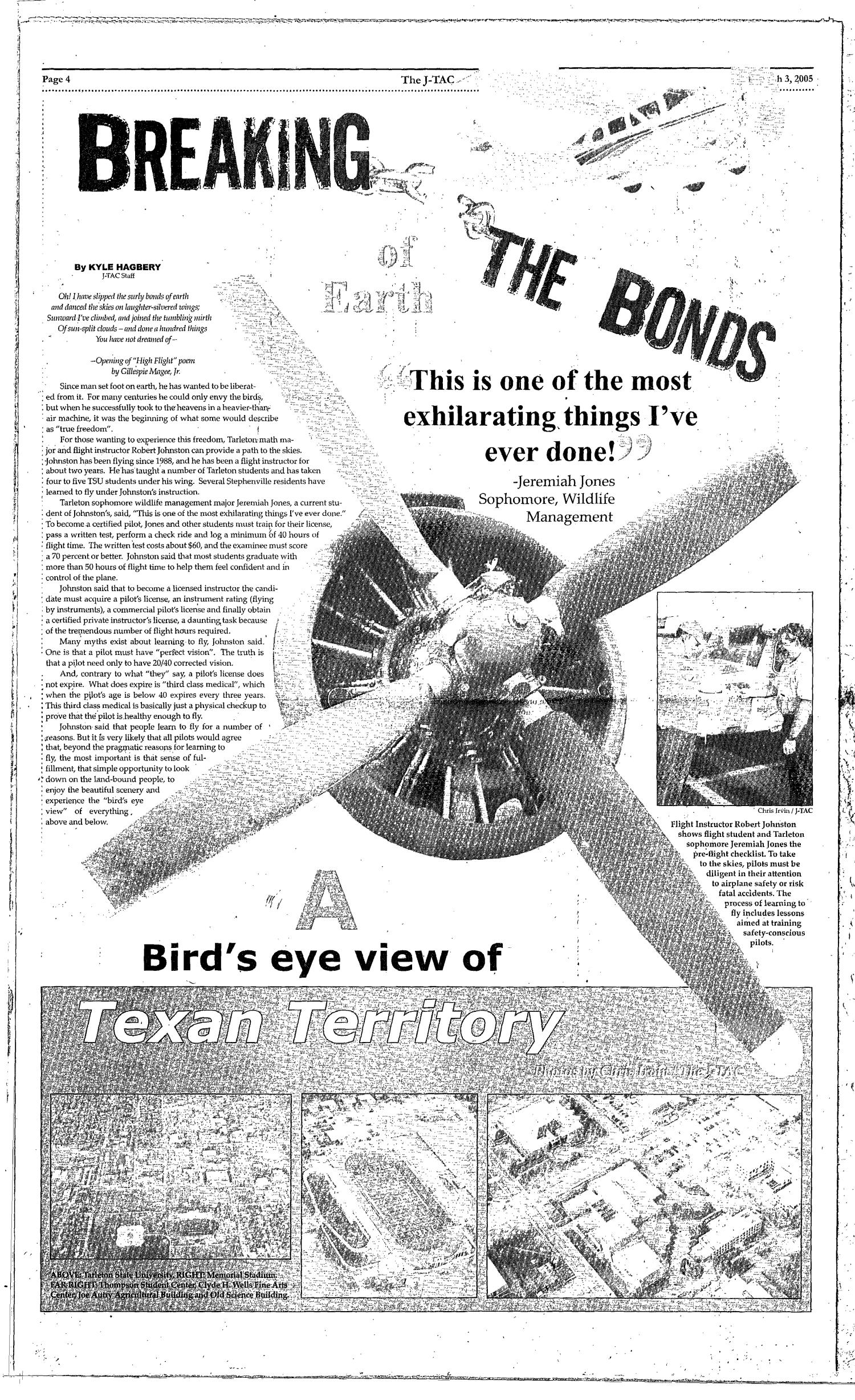 The J-TAC (Stephenville, Tex.), Vol. 169, No. 7, Ed. 1 Thursday, March 3, 2005
                                                
                                                    [Sequence #]: 4 of 12
                                                