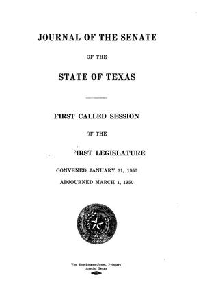 Primary view of object titled 'Journal of the Senate of the State of Texas, Regular Session of the Fifty-First Legislature'.