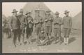 Postcard: [Camp MacArthur Soldiers with Instruments]