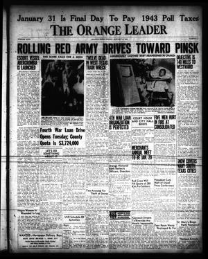 Primary view of object titled 'The Orange Leader (Orange, Tex.), Vol. 31, No. 11, Ed. 1 Friday, January 14, 1944'.