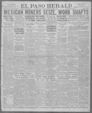 El Paso Herald (El Paso, Tex.), Ed. 1, Thursday, November 18, 1920