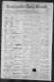 Primary view of Brownsville Daily Herald (Brownsville, Tex.), Vol. NINE, No. 133, Ed. 1, Wednesday, December 5, 1900