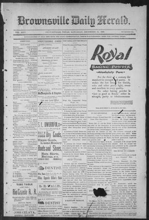 Primary view of object titled 'Brownsville Daily Herald (Brownsville, Tex.), Vol. NINE, No. 142, Ed. 1, Saturday, December 15, 1900'.