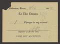 Text: [Authorization for Club Charges, September 16, 1953]