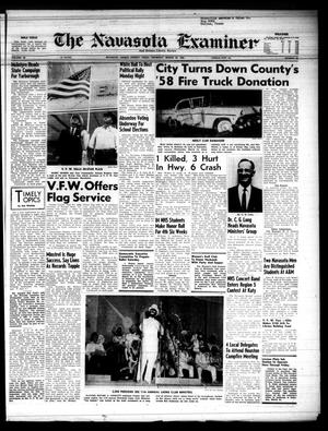 Primary view of object titled 'The Navasota Examiner and Grimes County Review (Navasota, Tex.), Vol. 67, No. [28], Ed. 1 Thursday, March 22, 1962'.