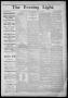 Newspaper: The Evening Light (San Antonio, Tex.), Vol. 3, No. 52, Ed. 1, Wednesd…