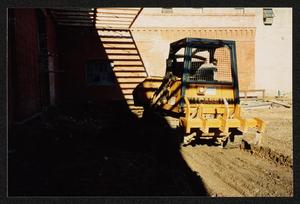 Primary view of object titled '[Construction Equipment Outside the Dr Pepper Museum]'.