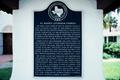 Photograph: [Photograph of the St. Mark's Lutheran Church Historical Marker]