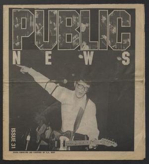 Primary view of object titled 'Public News (Houston, Tex.), No. 31, Ed. 1 Tuesday, September 28, 1982'.