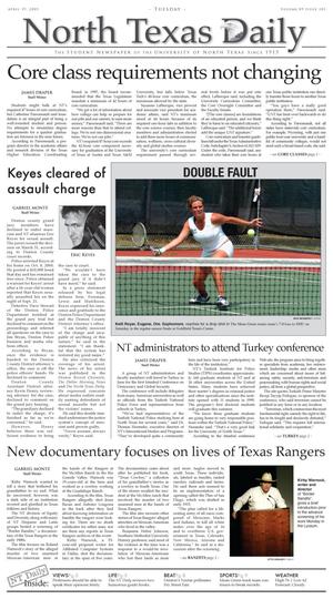 Primary view of object titled 'North Texas Daily (Denton, Tex.), Vol. 89, No. 103, Ed. 1 Tuesday, April 19, 2005'.