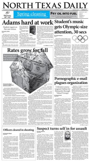 Primary view of object titled 'North Texas Daily (Denton, Tex.), Vol. 90, No. 77, Ed. 1 Thursday, February 23, 2006'.