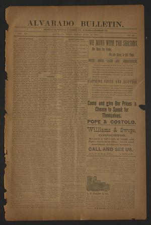 Primary view of object titled 'Alvarado Bulletin. (Alvarado, Tex.), Vol. 16, No. 48, Ed. 1 Friday, June 12, 1896'.