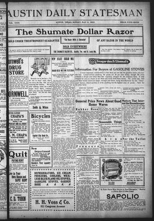 Primary view of object titled 'Austin Daily Statesman (Austin, Tex.), Vol. 31, Ed. 1 Sunday, May 11, 1902'.