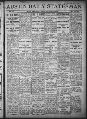 Primary view of object titled 'Austin Daily Statesman (Austin, Tex.), Vol. 31, Ed. 1 Sunday, July 13, 1902'.