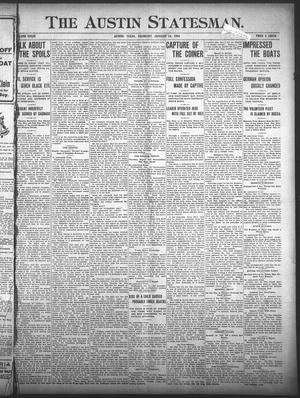 Primary view of object titled 'The Austin Statesman. (Austin, Tex.), Vol. 33, Ed. 1 Thursday, January 14, 1904'.