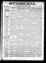 Newspaper: Svoboda. (La Grange, Tex.), Vol. 7, No. 18, Ed. 1 Thursday, May 19, 1…