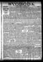 Newspaper: Svoboda. (La Grange, Tex.), Vol. 8, No. 4, Ed. 1 Thursday, February 9…