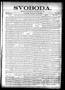 Newspaper: Svoboda. (La Grange, Tex.), Vol. 11, No. 35, Ed. 1 Thursday, Septembe…