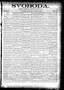 Newspaper: Svoboda. (La Grange, Tex.), Vol. 11, No. 48, Ed. 1 Thursday, December…