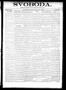 Newspaper: Svoboda. (La Grange, Tex.), Vol. 12, No. 29, Ed. 1 Thursday, July 29,…