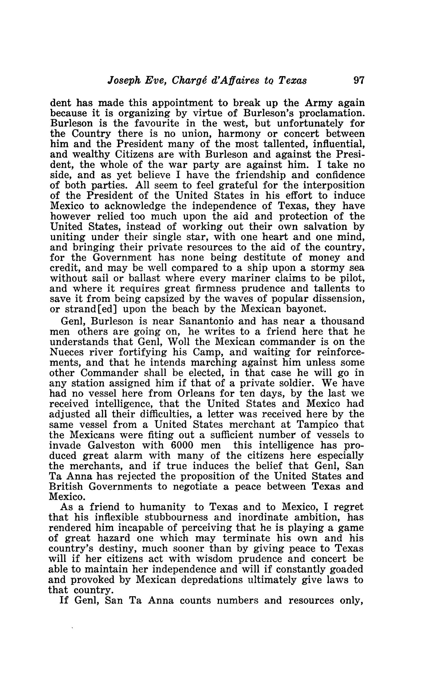 The Southwestern Historical Quarterly, Volume 44, July 1940 - April, 1941
                                                
                                                    97
                                                