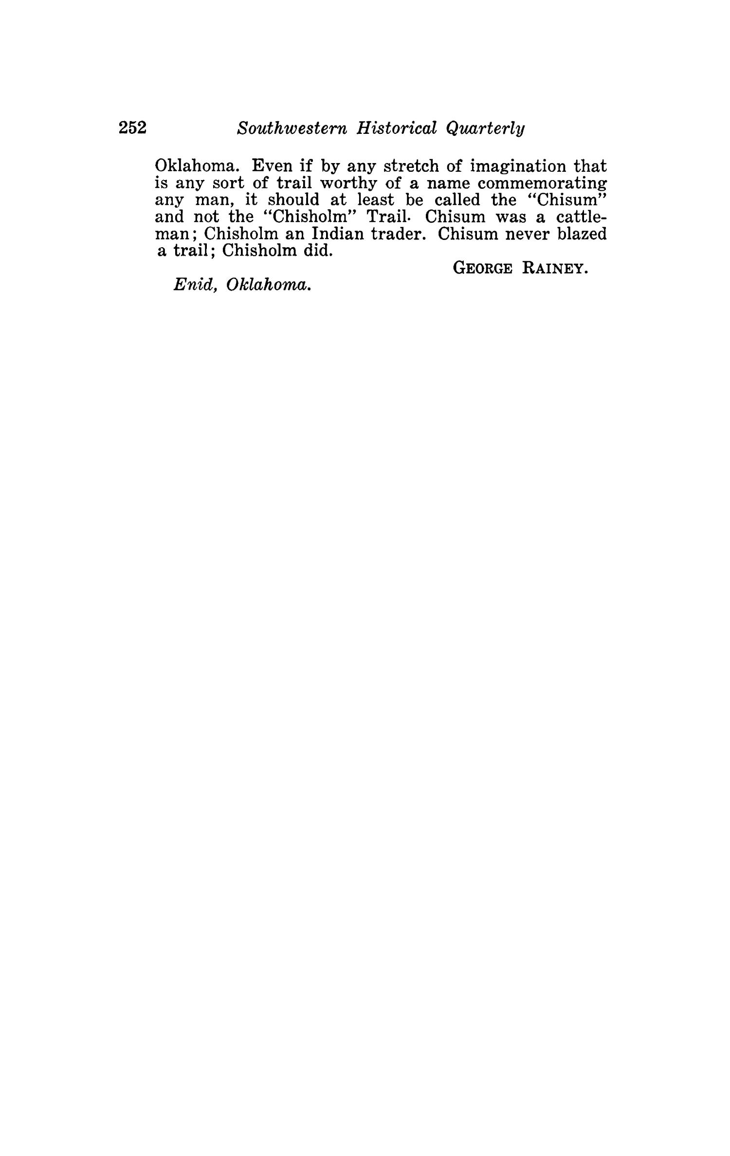 The Southwestern Historical Quarterly, Volume 44, July 1940 - April, 1941
                                                
                                                    252
                                                