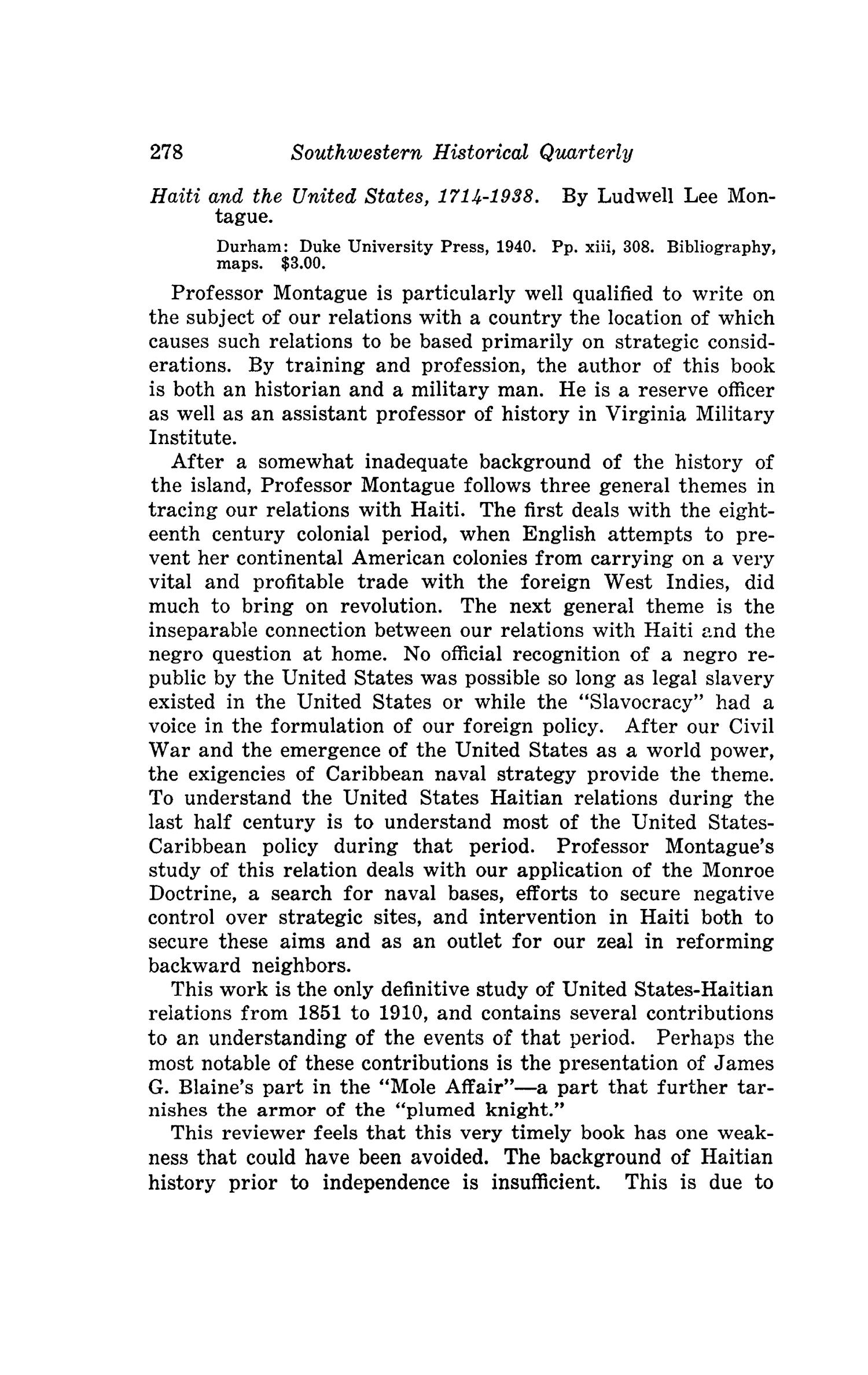 The Southwestern Historical Quarterly, Volume 44, July 1940 - April, 1941
                                                
                                                    278
                                                