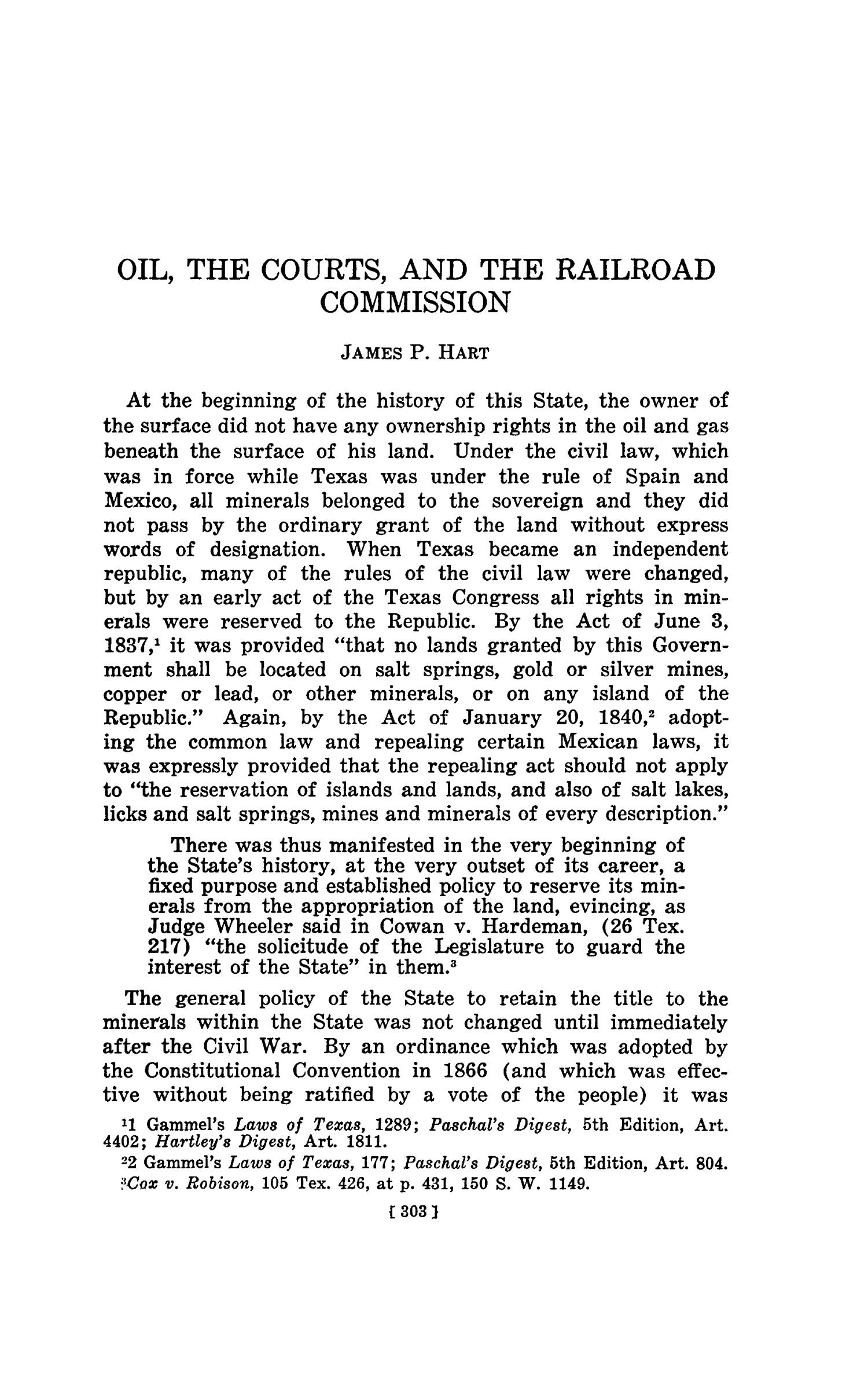 The Southwestern Historical Quarterly, Volume 44, July 1940 - April, 1941
                                                
                                                    303
                                                